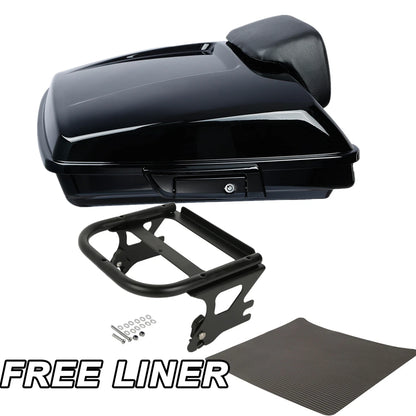 Razor Trunk Pad Mount Rack Fit For Harley Touring Street Glide 1997-08