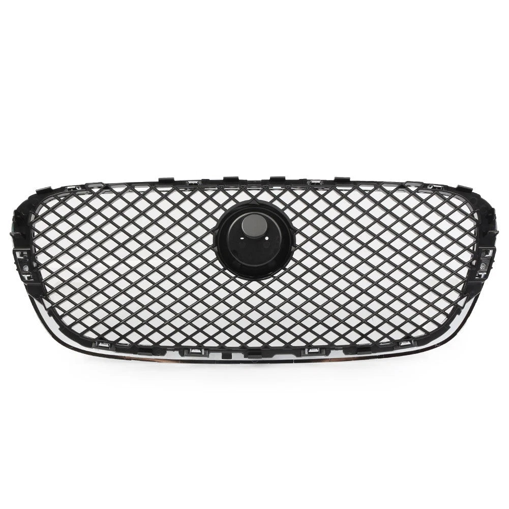 Front Bumper Grille Grill Fit for Jaguar X250 XF XFR XFRS 2008-2011 Chrome Black