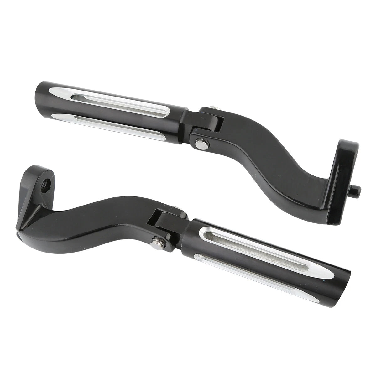 Rear Foot Pegs Peg Bracket Fit For Harley Davidson Touring Street Glide 1993-24