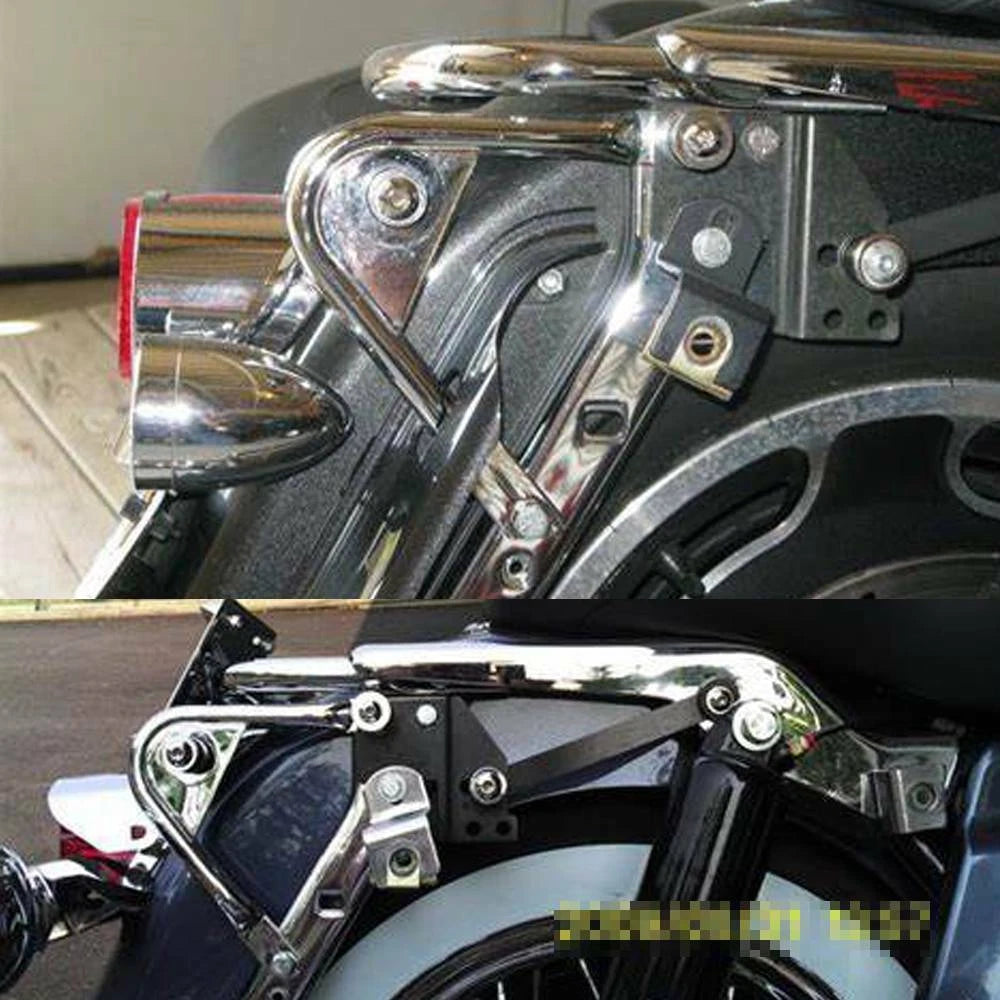 Detachable Tour Pack Mount Docking Hardware Kit Fit For 1997-2008 Harley Touring