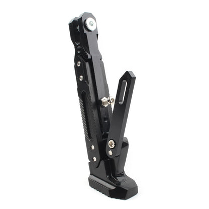 CNC Foot Support Side Stand Parking Leg Kickstand Adjustable Black Motorcycle US