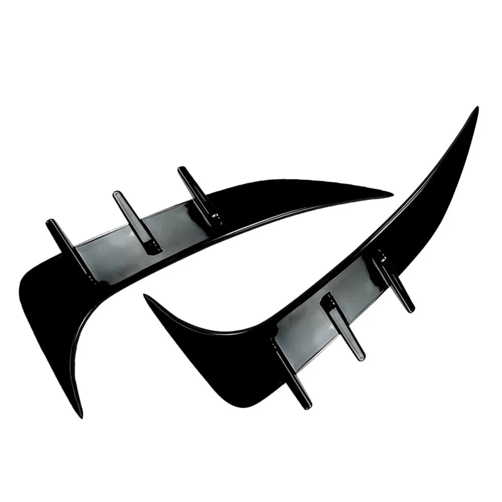 2pcs Black Rear Bumper Spoiler Side Wing Lip For BMW 2 Series F44 M Sport 20-23