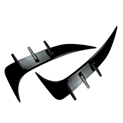 2pcs Black Rear Bumper Spoiler Side Wing Lip For BMW 2 Series F44 M Sport 20-23