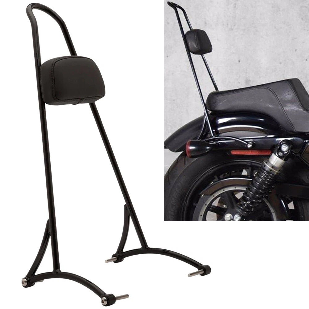 20" Tall Sissy Bar Backrest For 2004+ Harley Sportster XL XR Iron 883 1200 48 72