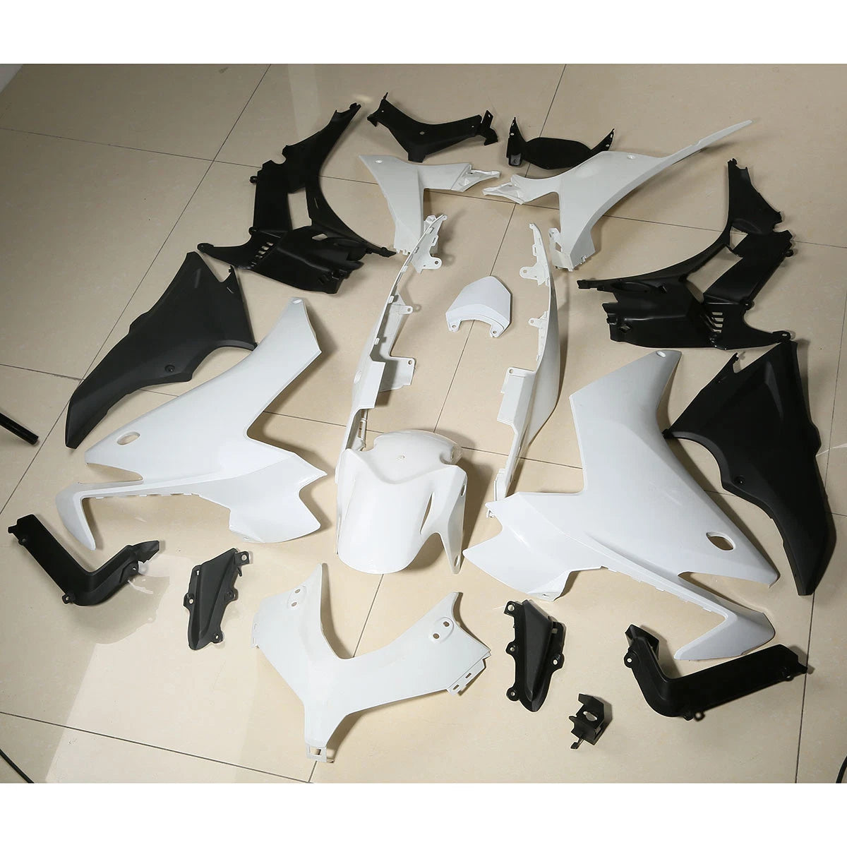 Unpainted Fairing Bodywork Kit &Upper Stay Bracket Fit For Honda CBR500R 2013-15