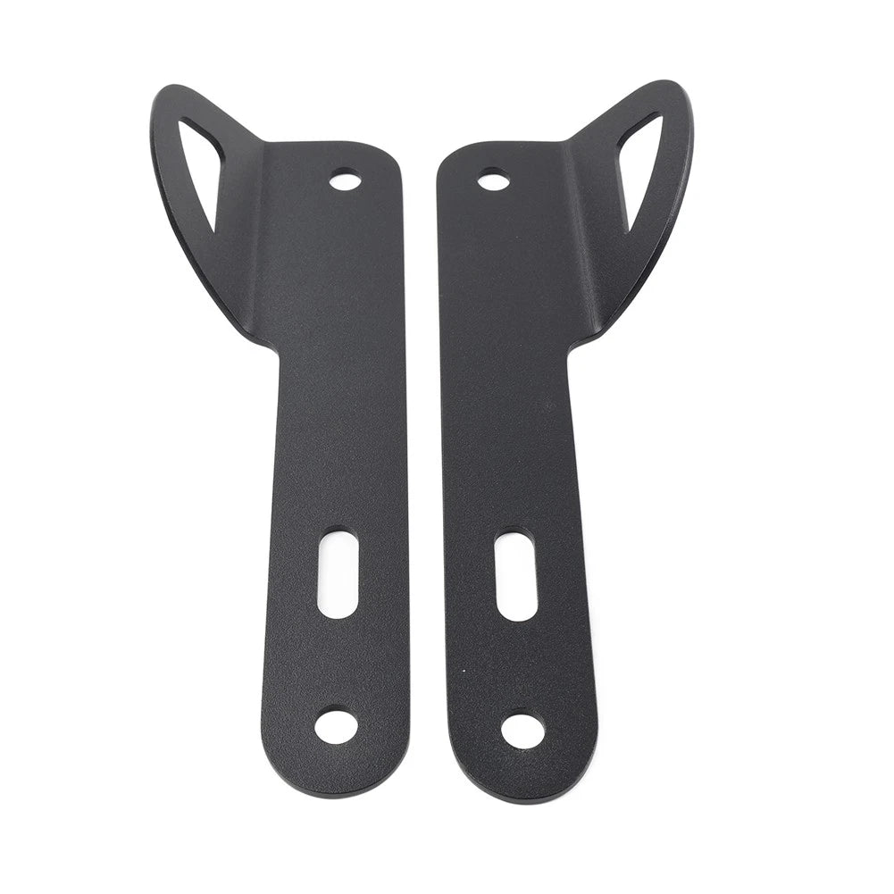 Pair Front Teardrop Tie-Down Brackets Mount For Harley Touring Street Glide FLTR