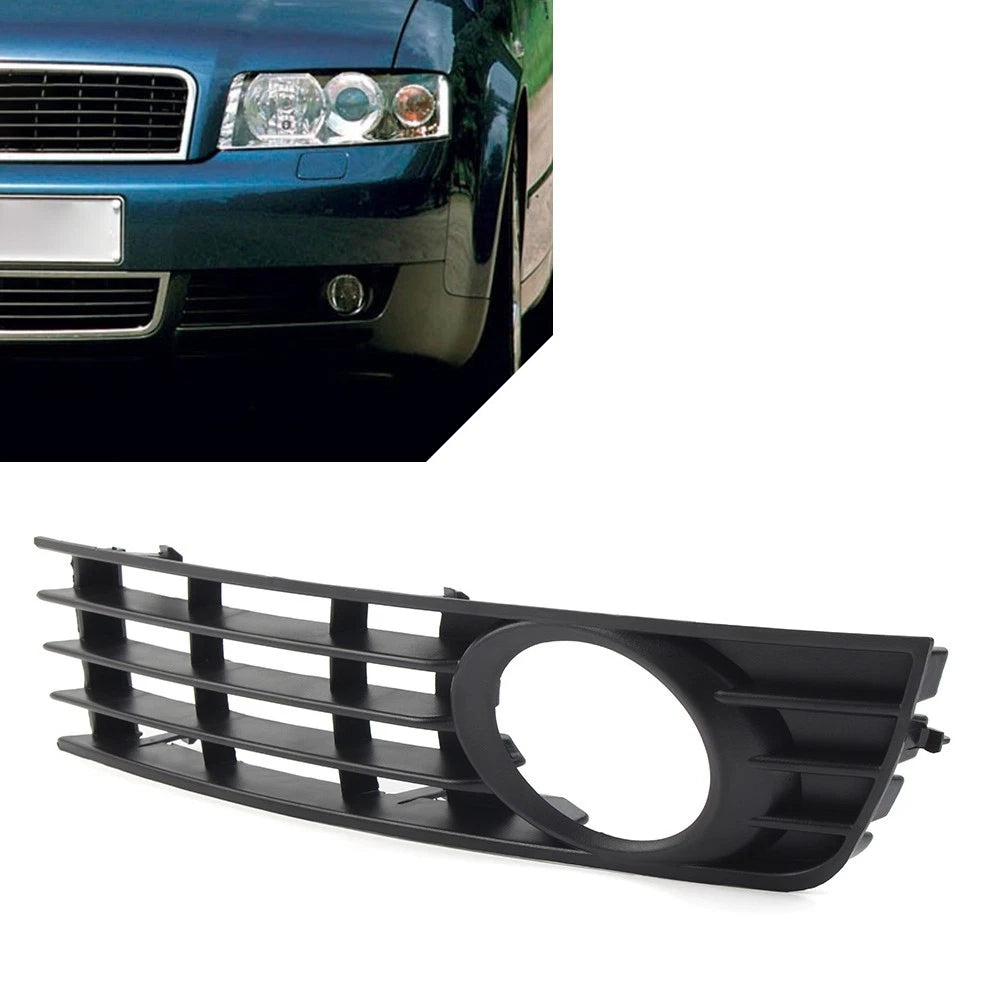 Left Front Bumper Grille Fog Lights Cover For Audi A4 B6 Sedan Model 2001-2005