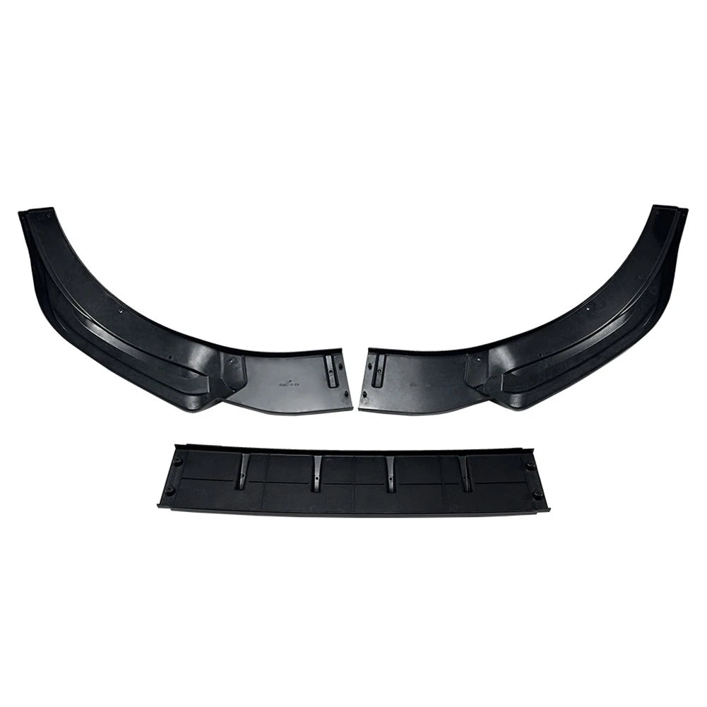 Glossy Black Front Bumper Splitter Lip Diffuser Spoiler For VW Golf MK8.5 24-25