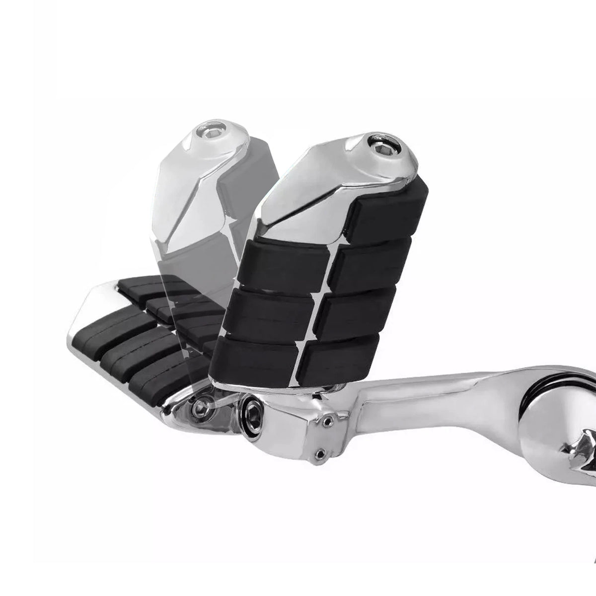32mm Long Highway Foot Pegs Footrests Fit For Harley Touring Electra Road Glide