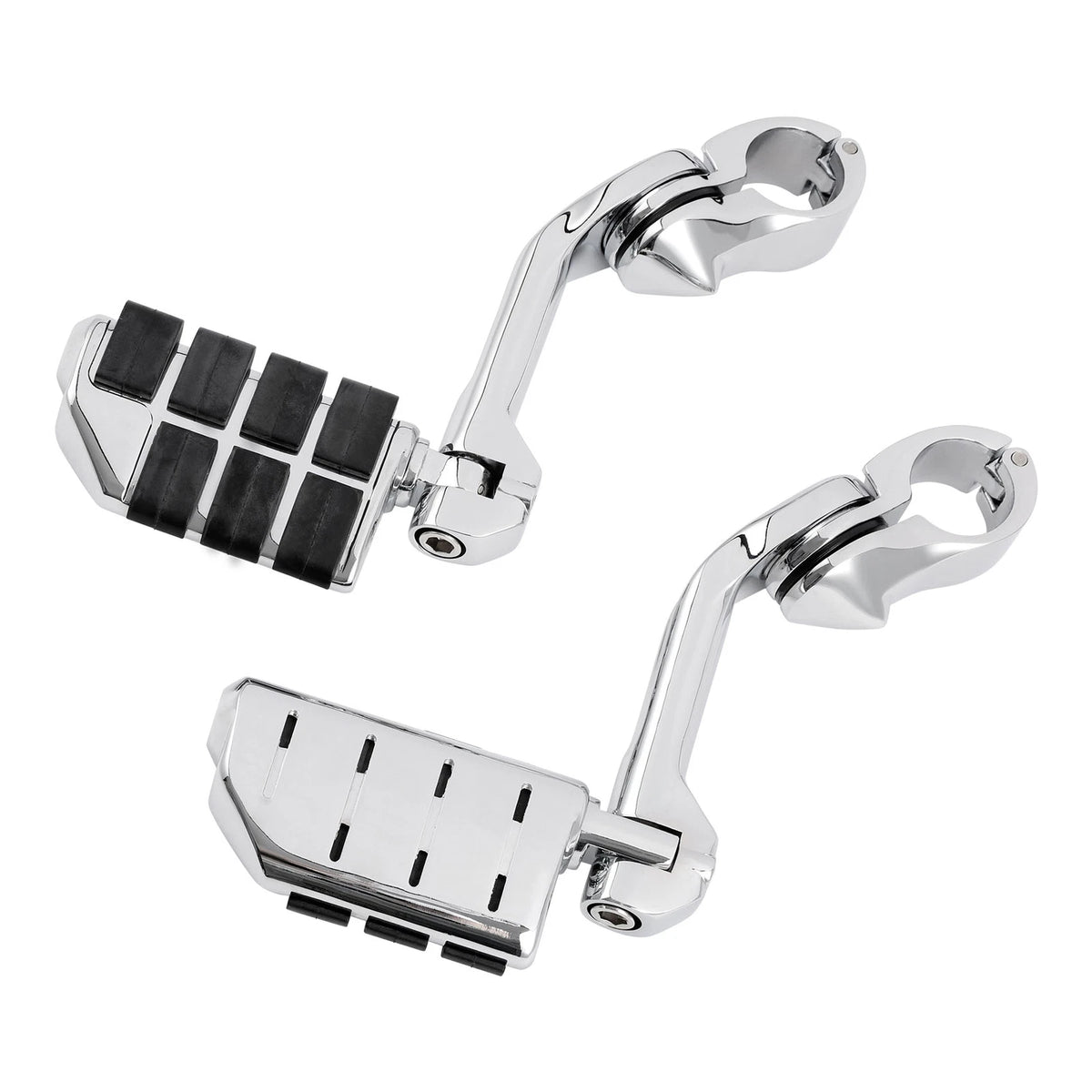 32mm Long Highway Foot Pegs Footrests Fit For Harley Touring Electra Road Glide