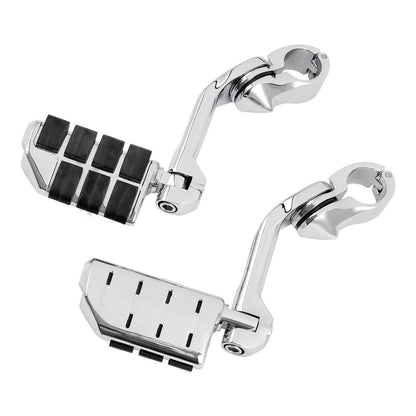 32mm Long Highway Foot Pegs Footrests Fit For Harley Touring Electra Road Glide