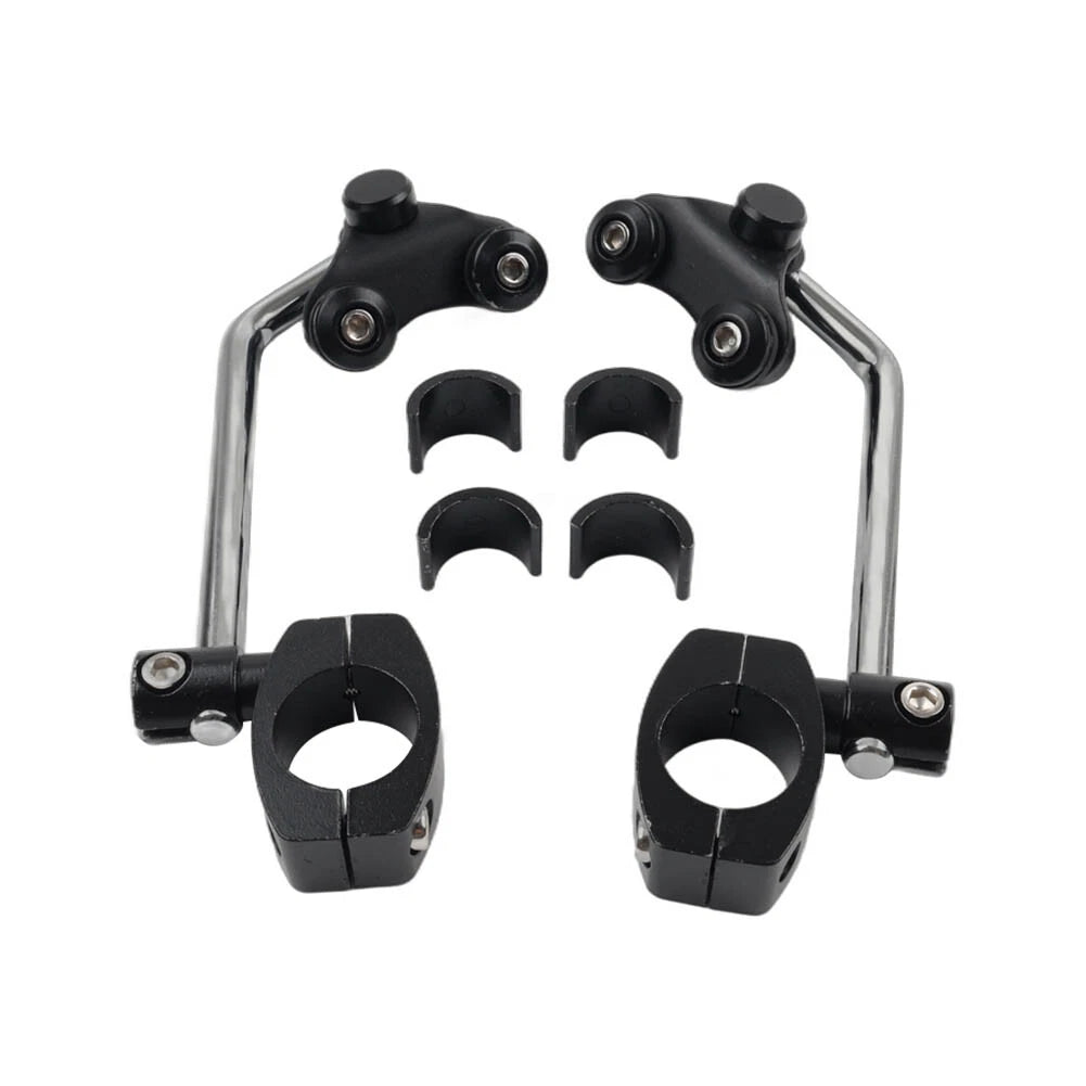 1 Set Universal Motorcycle Windshield Mounting Hardware Kit Metal For 25MM Bars