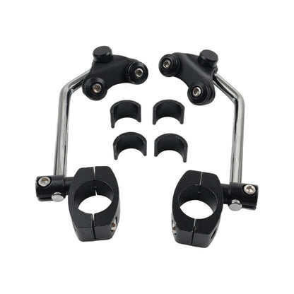 1 Set Universal Motorcycle Windshield Mounting Hardware Kit Metal For 25MM Bars