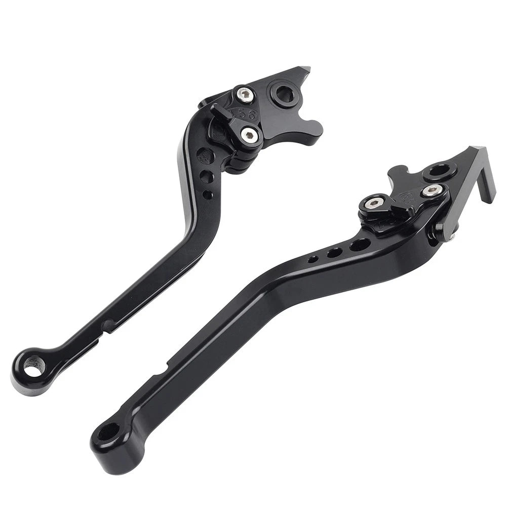 CNC Adjustable Long Brake Clutch Levers For Yamaha R1 R1M R1S 2015-2021 Black
