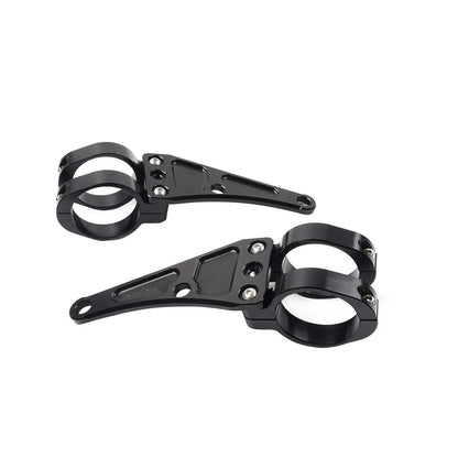 45MM Motorcycle Headlight Bracket Mount Clamp Fork Tube Holder For Harley