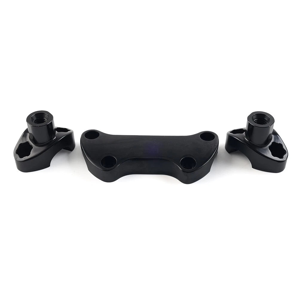 1.7 Handlebar Risers Top Clamp For Harley Dyna Softail Street Bob Sportster