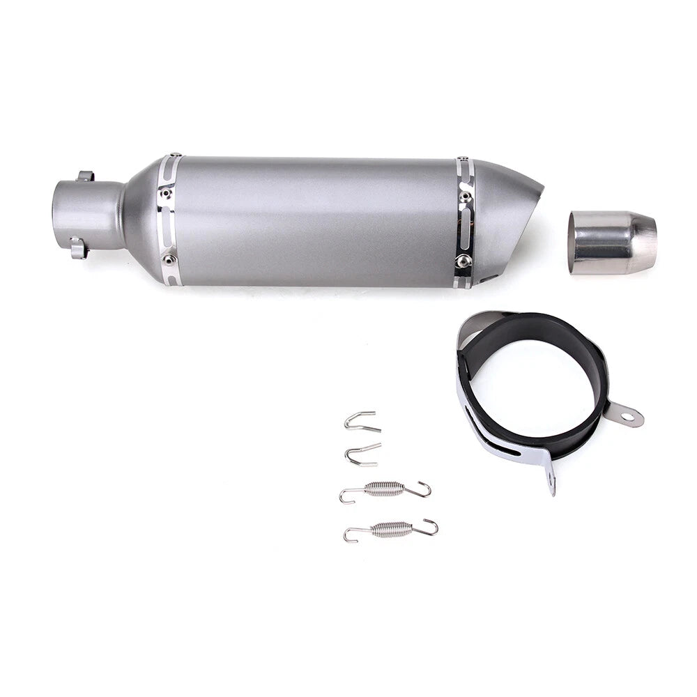 Motorcycle 370MM Universal Exhaust Muffler Pipe with DB Killer Slip on Bike ATV