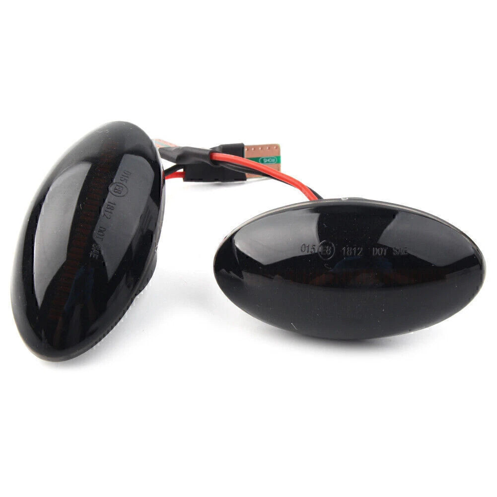 LED Sequential Dynamic Side Marker Turn Signal Light Fit Mini Cooper R50 R52 R53