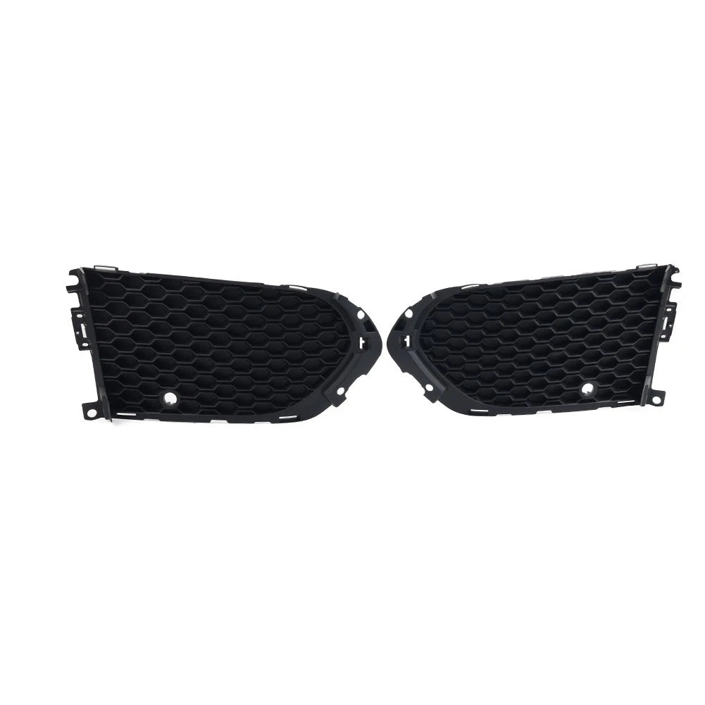 Closed Mesh Front Bumper Fog Light Lamp Grill With PDC For Jaguar F-Pace 2016-20