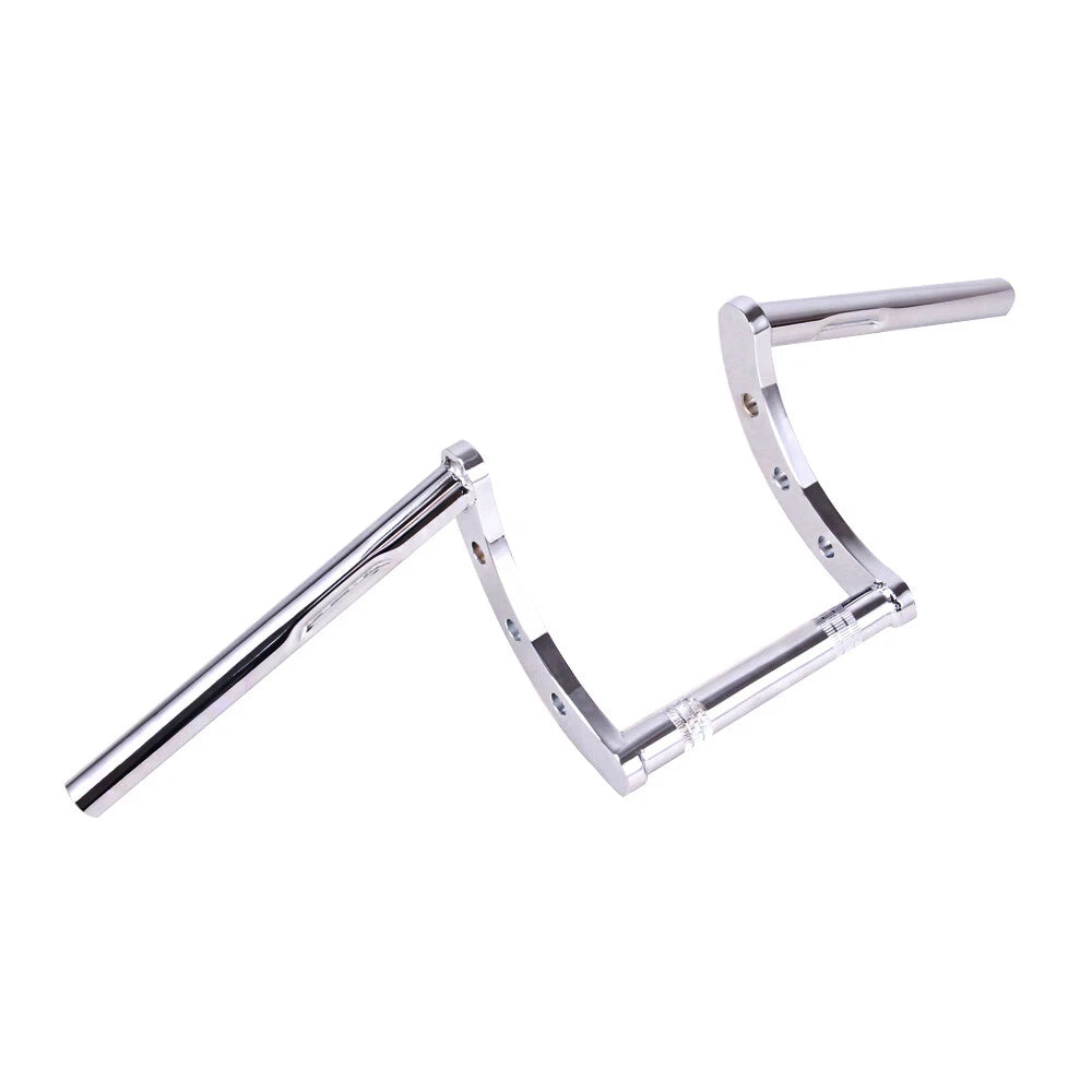 Chrome Z-Bars 1" Riser Handlebars for Harley Sportster Dyna Bobber Motorcycle