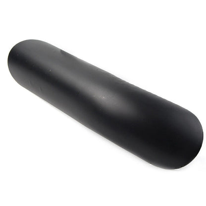 Curved Black Exhaust Muffler Pipe Heat Shield Cover Steel Heel Guard For Harley