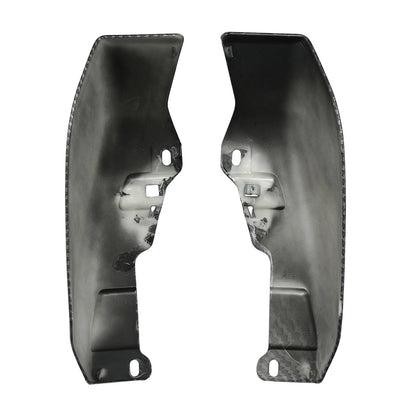 Carbon Fiber Vivid Black Mid-Frame Air Deflector For Harley Electra Glide 09-23