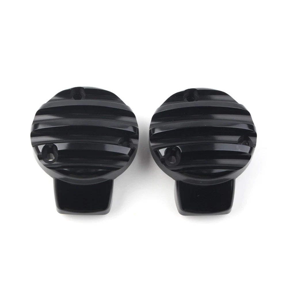 2 Pcs Throttle Covers Throttle Body Covers Kit Black Fit For Bobber 2017-2020