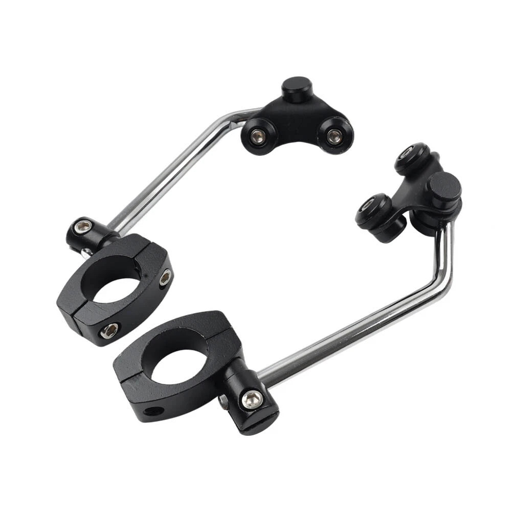 1 Set Universal Motorcycle Windshield Mounting Hardware Kit Metal For 25MM Bars