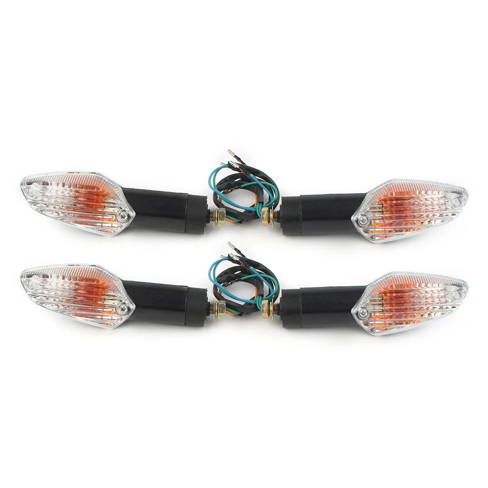 2Pair Indicators Front & Rear Turn Signal Light for Honda CBF125 2009-2016 Clear