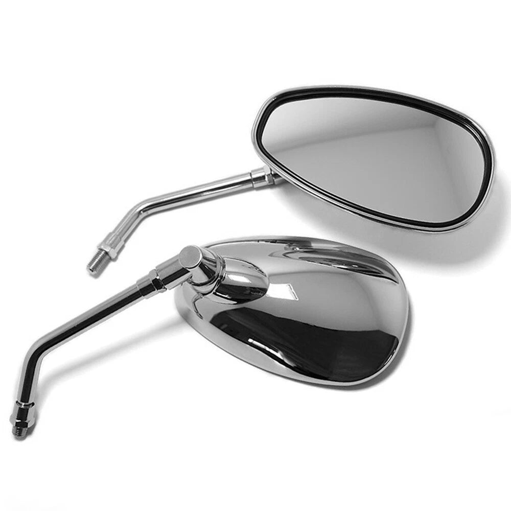 Motorcycle Side Mirrors Chrome For Honda Shadow Spirit 750 1100 VTX1300 VTX1800