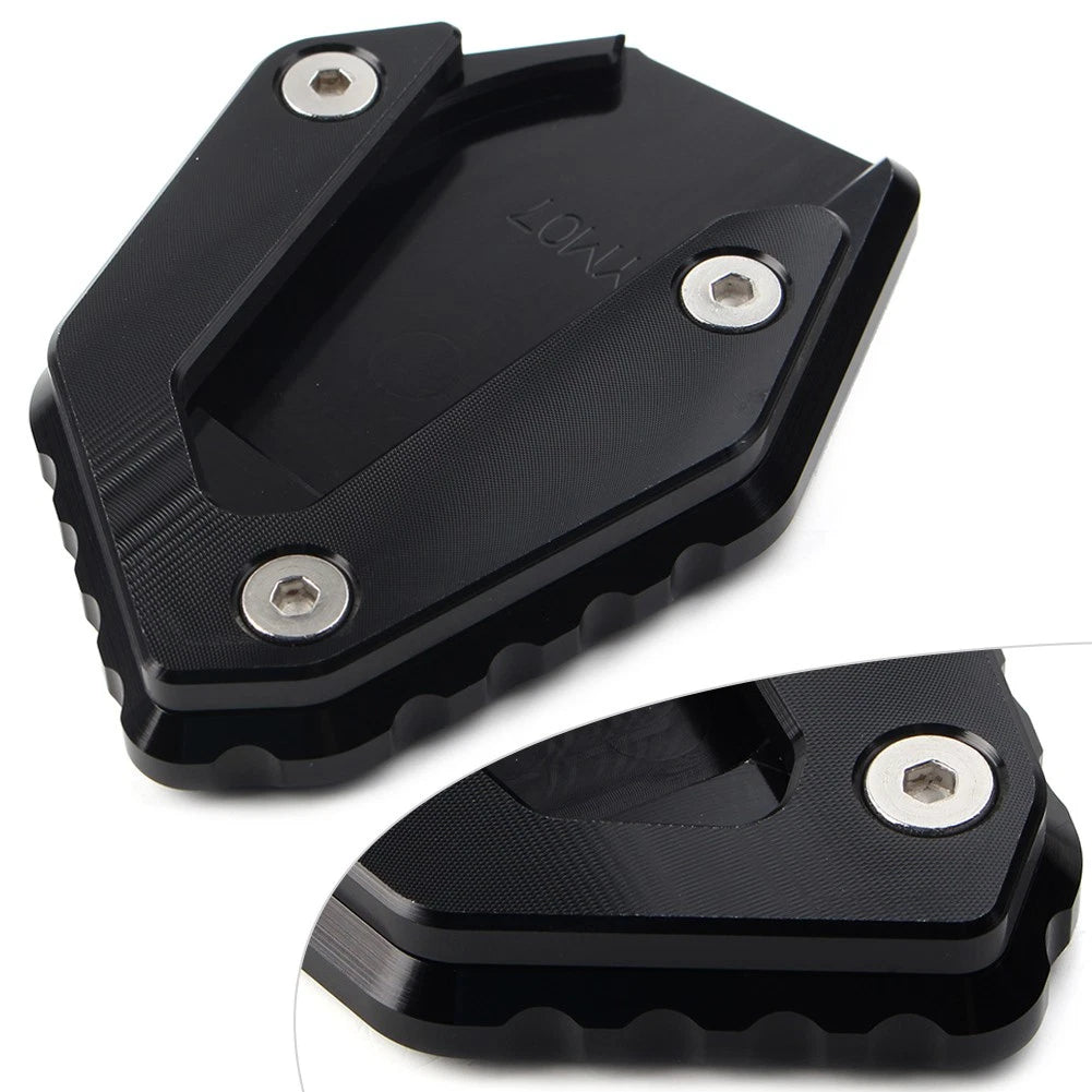 Kickstand Side Stand Enlarger Foot Plate Fit For Yamaha MT 07 FZ 07 2014-21 Blk