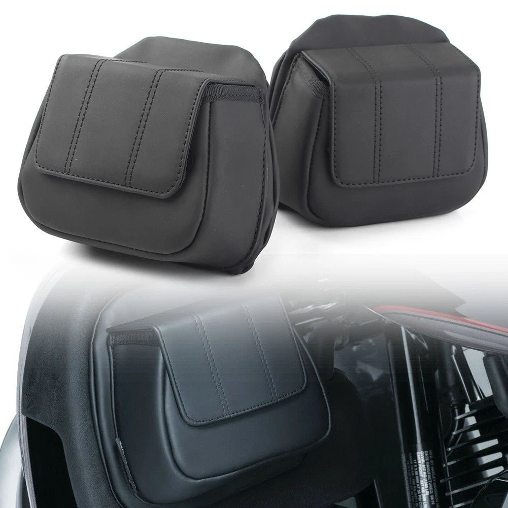 1 Pair Fairing Lower Door Pocket Bag For Harley Touring Ultra Limited 2014-2020