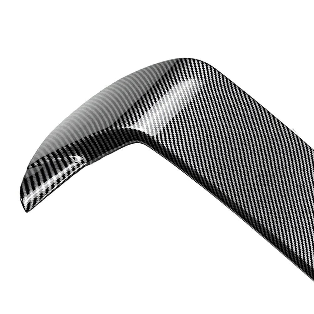 Rear Trunk Spoiler Lip Roof Wing For VW Polo MK5 6R 6C 09-17 Carbon Fiber Black