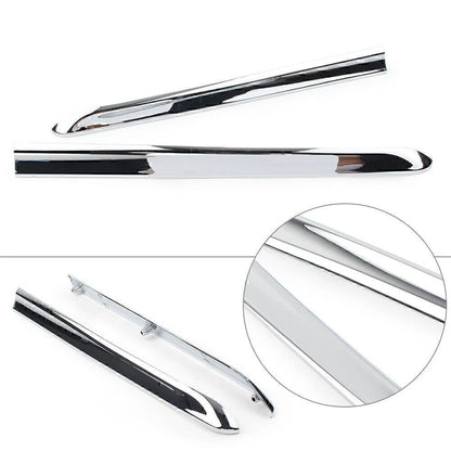 2x Chrome Left & Right Saddlebag Moulding For Honda Goldwing GL1800 2001-2011 02