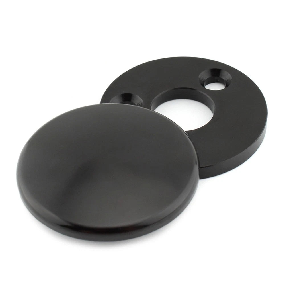 Black Motorcycle Fork Lock Cover Aluminum Alloy Fit for Harley Road King 1994-up