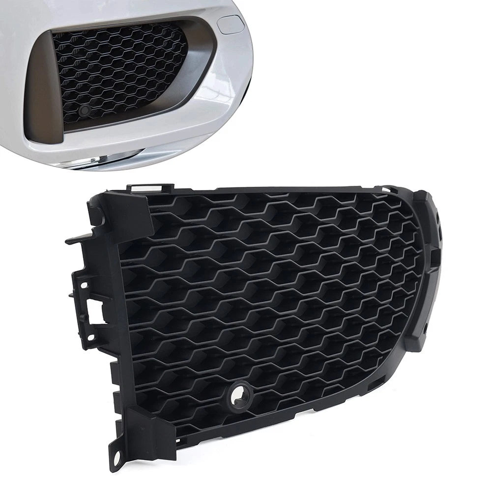 Right Closed Mesh Front Bumper Fog Light Grille With PDC Fit Jaguar F-Pace 16-20