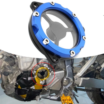 Blue Starter Idle Gear Cover Guard For Suzuki DRZ400/400E DRZ400 S/SM LTZ400