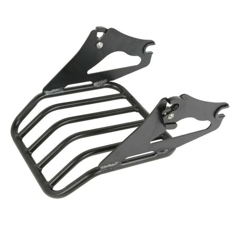 Sissy Bar Backrest Pad Luggage Rack & Docking Kit Fit For Harley Touring 09-13