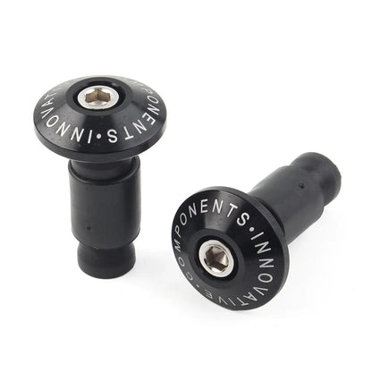 CNC 7/8'' Handle Bar End Weights Handlebar Grips Cap Plugs Motor Dirt Bike Black