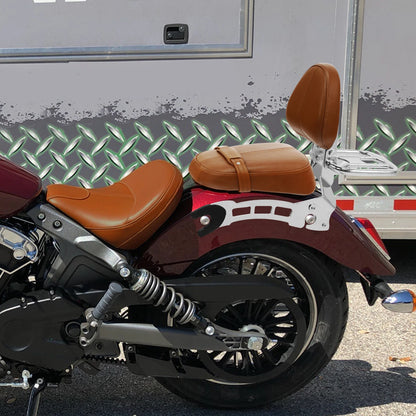 Passenger Seat Backrest Sissy Bar W/ Rack For Indian Scout 15-24 Sixty ABS 19-20