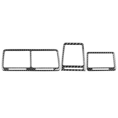 3x Carbon Look Interior Air Vent Outlet Cover Trim For Dodge Challenger 08-14 US