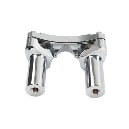 3.5" Straight Handlebar Riser & Top Clamp Chrome For Harley Dyna Tour Road Glide