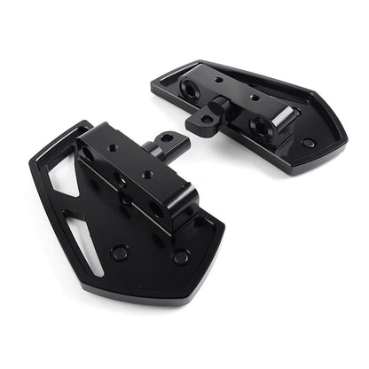 1 Pair of Black Floorboard Footrest Footpegs For Harley Softail 2018-2023