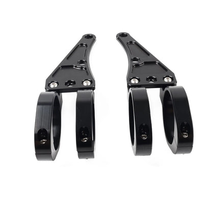 54MM Motorcycle Headlight Bracket Mount Clamp Fork Tube Holder For Harley
