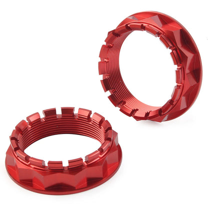 Rear Wheel Axle Nut Fit For Ducati V4 1098 1198 1199 1299 Motorcycle Red 2PCS