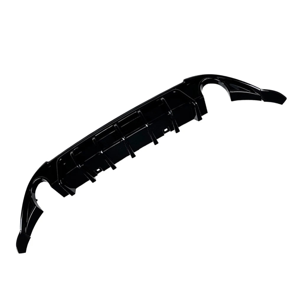 Rear Bumper Protector Spoiler Lip For VW Golf 7 Standard GTD 2014-2017 Black