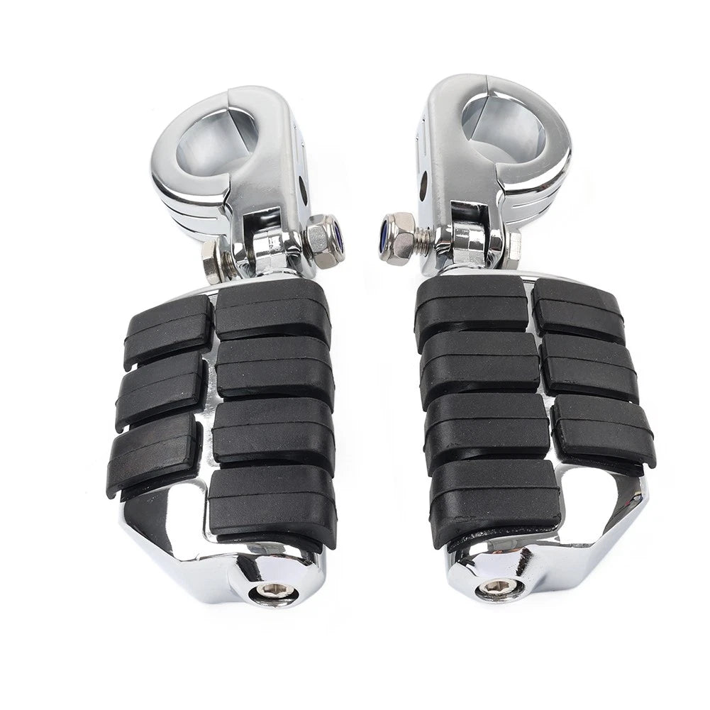 1-1/4" Highway Bar Footpeg Foot Pegs Mount For Harley Touring Road Street Glide