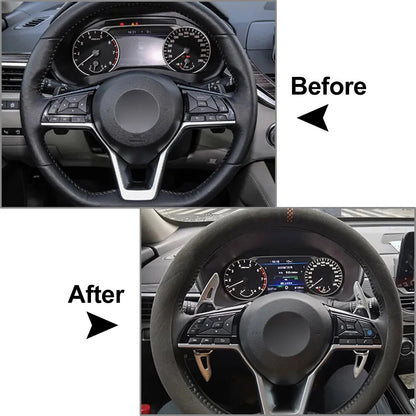 Steering Wheel Paddle Shifter Fit For Nissan Altima Rogue X-Trail Pathfinder Red