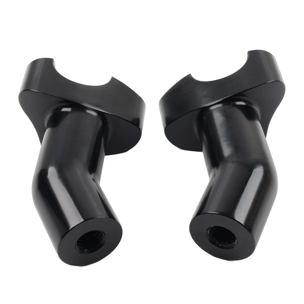 3 1/2" Pullback Handlebar Risers Fit Harley 1" Bar Dyna Softail Road King Black