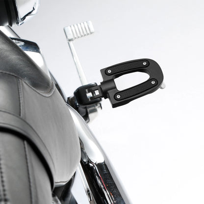 Matt Black Front Driver Pegs Footrest Fit For Harley Softail Low Rider 2018-2024